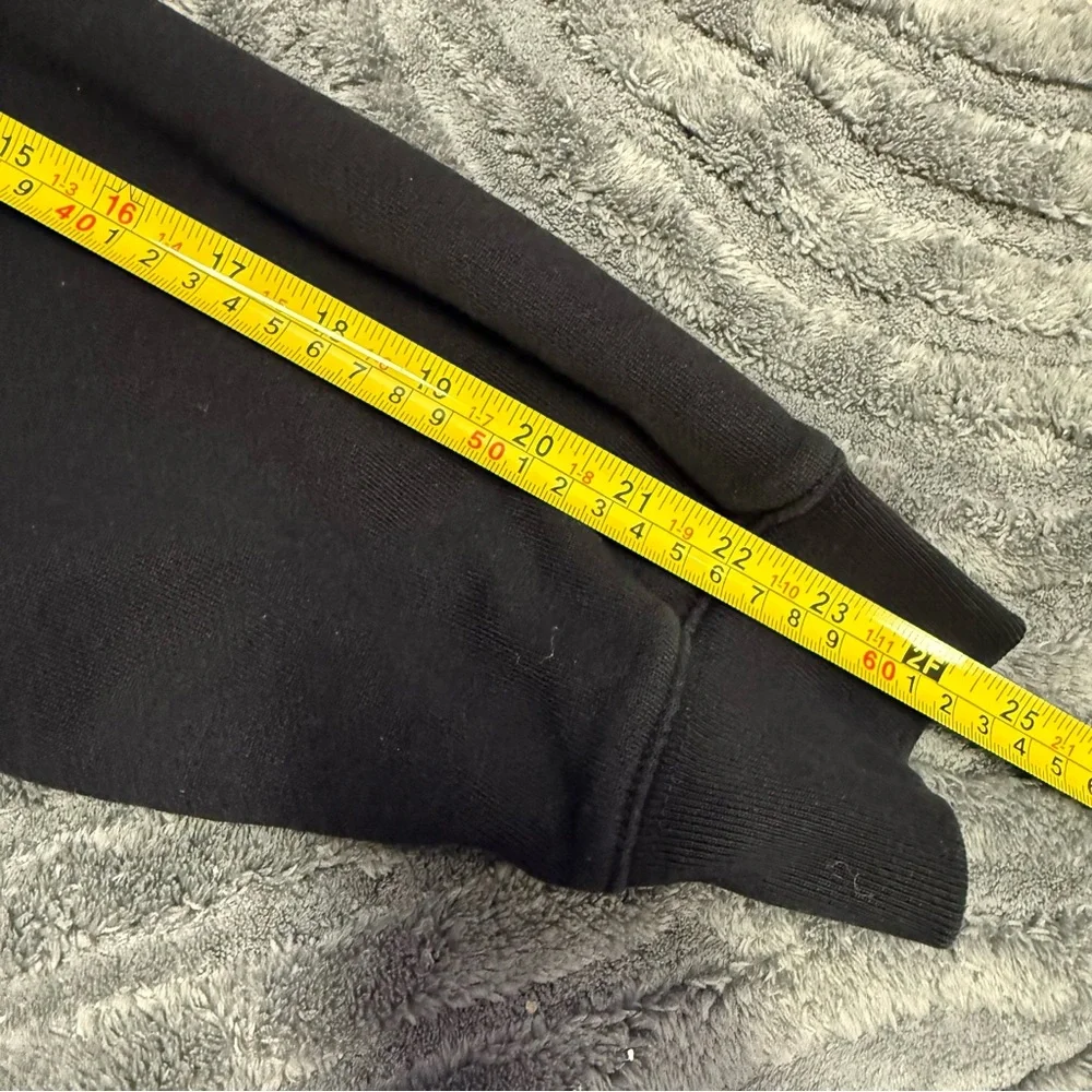 Women’s Sz XL Heavyweight Madhappy Black and White Signature Logo Hoodie Preppy - Picture 9 of 9